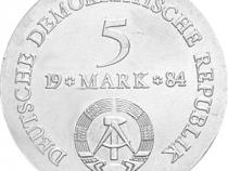 DDR 1984 5 Mark Gedenkmünze Freiherr von Lützow