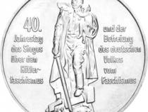 DDR 1985 10 Mark Gedenkmünze 40 Jahre Befreiung
