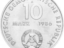 DDR 1986 10 Mark Gedenkmünze Ernst Thälmann