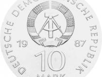 DDR 1987 10 Mark Silber Gedenkmünze Schauspielhaus Berlin