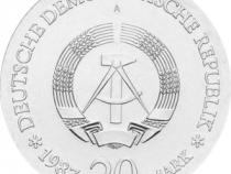 DDR 1987 20 Mark Silber Gedenkmünze Stadtsiegel Berlin