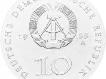 DDR 1988 10 Mark Silber Gedenkmünze Ulrich von Hutten