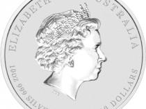 Lunar II Silbermünze Australien Ziege 10 Unzen 2015 Perth Mint