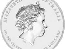 Lunar II Silbermünze Australien Ziege 1 Kilo 2015 Perth Mint