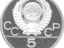 5 Rubel Silbermünzen Olympiade Moskau