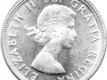 Canada Silber Gedenkmünze 1 Dollar Quebec 1964