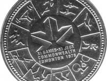 Canada Silber Gedenkmünze 1 Dollar Edmonton 1978