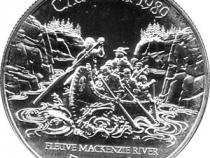 Canada Silber Gedenkmünze 1 Dollar Mackenzie 1989