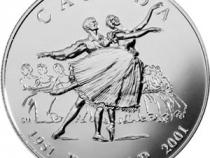 Canada Silber Gedenkmünze 1 Dollar Nationalbellett 2001