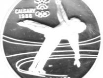 Canada Silber Calgary 1988 20 Dollar Figure Skating PP