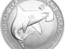 1/2 Unze Australien Silber Great Hammerhead Shark 2015 Hammerhai