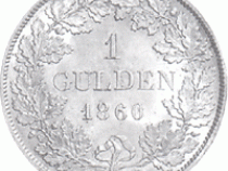 Altdeutschland Baden Friedrich Gulden 1856-1860