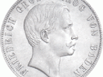 Altdeutschland Baden Friedrich Gedenkgulden 1857