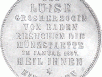 Altdeutschland Baden Friedrich Gedenkgulden 1857
