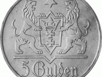 Freie Stadt Danzig 5 Gulden Marienkirche 1923-1927