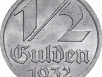 Freie Stadt Danzig 1/2 Halber Gulden 1932