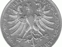 Altdeutschland Freie Stadt Frankfurt Silber Gulden 1851
