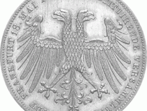 Altdeutschland Freie Stadt Frankfurt Silber Doppelgulden 1848