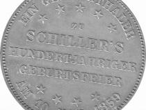 Frankfurt Vereinstaler Schiller 1859