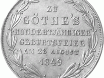 Altdeutschland Freie Stadt Frankfurt Silber Doppelgulden 1849