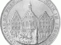 Altdeutschland Freie Stadt Frankfurt Silber Taler 1863