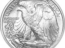 Halve Dollar 1916-1947 Walking Liberty 1/2 Silber Dollar