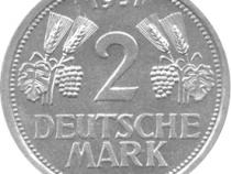 2 DM Ähren Bundesrepublik 1951