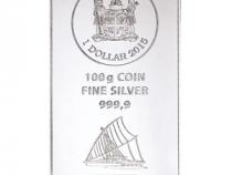 Silberbarren 100 Gramm Fiji