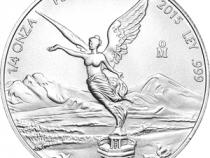 Mexiko Libertad Silbermünze mit der Siegesgöttin 1/4 Unzen 1997