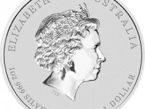 Lunar II Silbermünze Australien Hahn 1 Unzen 2017 Privy Mark