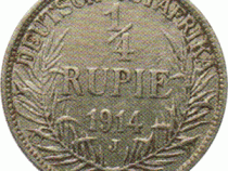 Ostafrika 1/4 Rupie 1914