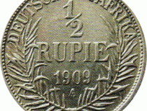 Ostafrika 1/2 Rupie 1909