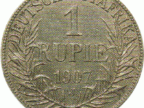 Deutsche Kolonien Ostafrika 1 Rupie 1907