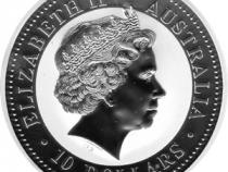 Lunar I Silbermünze Australien Pferd 10 Unzen 2002 Perth Mint