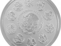 Mexiko Libertad 1 Kilo Silbermünze 2009 PP Azteken Kalender