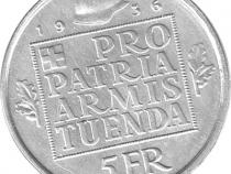 Schweiz 5 Franken Helvetia Wehranleihe 1936