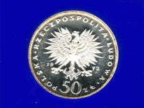 Polen 50 Zlotych Silber 1972 Fryderyk Chopin