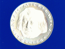 Polen 100 Zlotych Silber 1978 Adam Mickiewicz