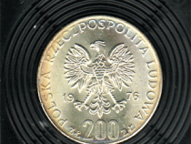 Polen 200 Zlotych Silber 1976 Igrzyska XXI Olimpiady