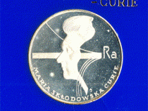 Polen 100 Zlotych Silber 1974 Maria Sklodowska - Curie