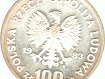 Polen 100 Zlotych Silber 1983 Ochrona Srodowiska