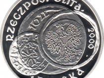 Polen 10 Zlotych Silber 2000, 1000 lecie zjazdu w Gnieznie