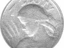 Polen 1 Zloty Silber 1924 