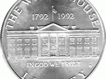 1 Dollar USA, Silbermünze 1992, White House