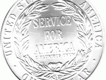 1 Dollar USA, Silbermünze 1996, Nationaler Gemeinschaftsdienst