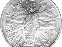 1 Dollar USA, Silbermünze 1989, 200 Jahre Kongress