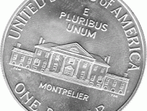 1 Dollar USA, Silbermünze 1993, James Madison