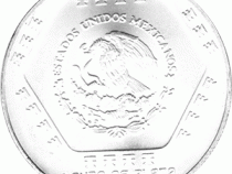 5 Pesos 1994 Mexico - Liegestatue des Regengottes Chaac Mol