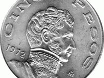 5 Pesos 1972 Mexico,