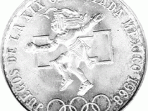 25 Pesos 1968 Mexico, Summer olympics 1968